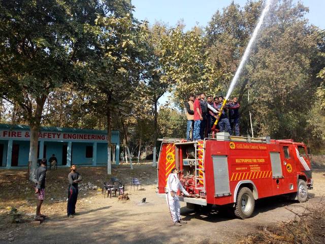 Live hose and branch pipe drill